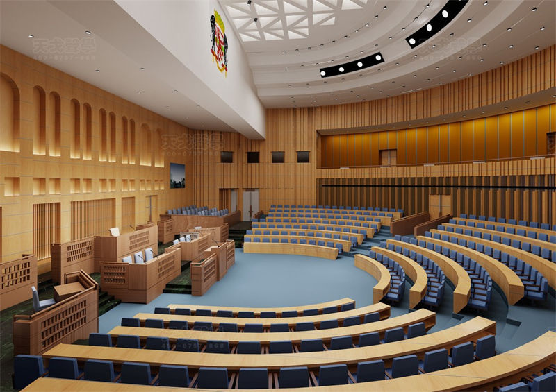 剛果布議會(huì)大廈會(huì)議廳